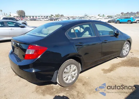 2012 Honda Civic Lx from USA, damaged, VIN 2HGFB2F51CH570240
